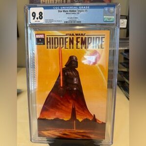 Star Wars: Hidden Empire #1 9.8 CGC Graded E.M. Gist cover